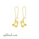 گوشواره طلا 18 عیار  كد ET2304.0.30
