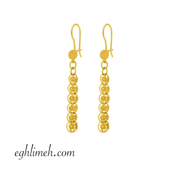  گوشواره طلا 18 عیار  كد ET2347.1.45