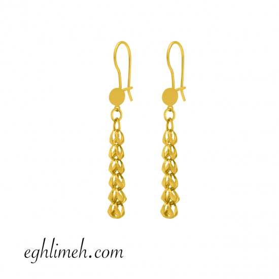  گوشواره طلا 18 عیار  كد ET2348.1.35
