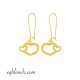  گوشواره طلا 18 عیار  كد ET2362.0.30