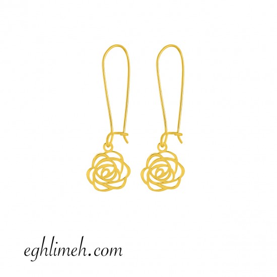  گوشواره طلا 18 عیار  كد ET2364.0.35