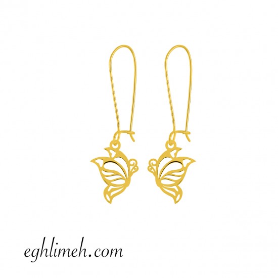  گوشواره طلا 18 عیار  كد ET2366.0.28
