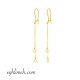  گوشواره طلا 18 عیار  كد ET2368.0.49