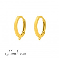 پایه گوشواره طلا 18 عیار کد RT201.1.08 پایه گوشواره طلا 18 عیار کد RT201.1.08