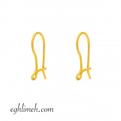 پایه گوشواره طلا 18 عیار  کد RT203.0.43