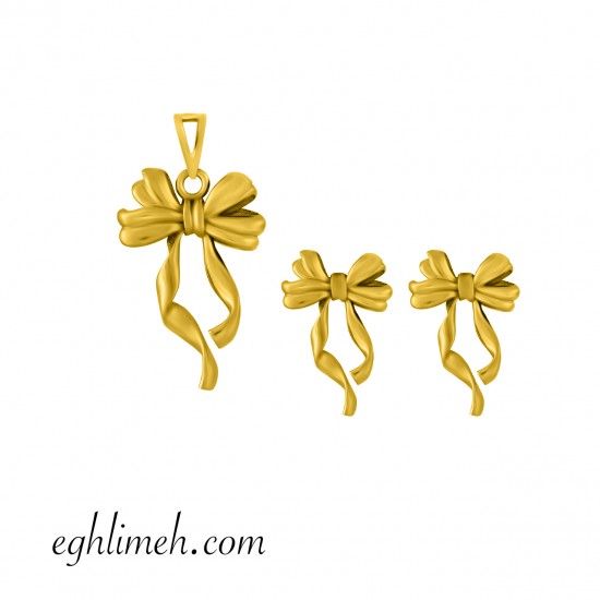 نیم ست طلا 18 عیار کد NT895.2.45 