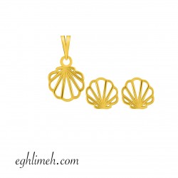 نیم ست طلا 18 عیار کد NT930.1.09 نیم ست طلا 18 عیار کد NT930.1.09