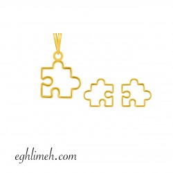 نیم ست طلا 18 عیار کد NT931.0.80 نیم ست طلا 18 عیار کد NT931.0.80