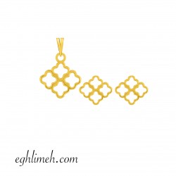 نیم ست طلا 18 عیار کد NT938.0.91 نیم ست طلا 18 عیار کد NT938.0.91