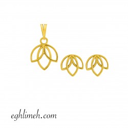 نیم ست طلا 18 عیار کد NT942.0.87 نیم ست طلا 18 عیار کد NT942.0.87