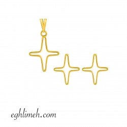 نیم ست طلا 18 عیار کد NT946.0.80 نیم ست طلا 18 عیار کد NT946.0.80