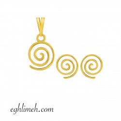 نیم ست طلا 18 عیار کد NT949.0.86