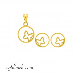 نیم ست طلا 18 عیار کد NT954.0.91