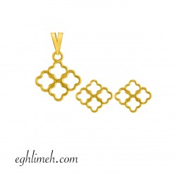 نیم ست طلا 18 عیار کد NT955.0.93