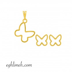 نیم ست طلا 18 عیار کد NT957.1.00