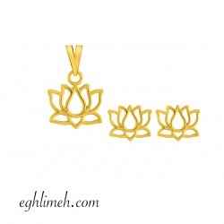 نیم ست طلا 18 عیار کد NT959.1.07