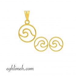 نیم ست طلا 18 عیار کد NT961.0.86