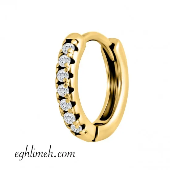پیرسینگ گوش استیل HS348 پیرسینگ گوش استیل HS348