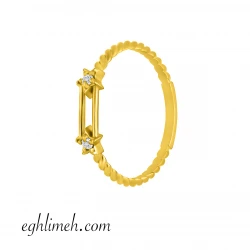 انگشتر طلا 18 عیار AT2267.1.5