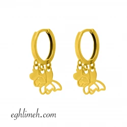  گوشواره طلا 18 عیار  كد ET1635.1.66 