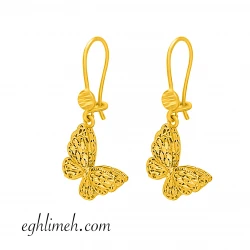 گوشواره طلا 18 عیار  كد ET2034.5.51